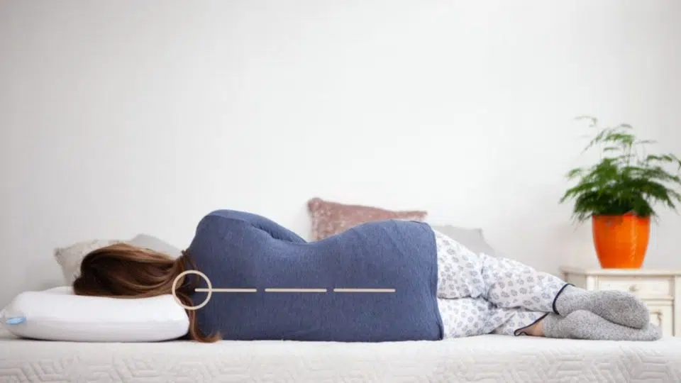 Spinal alignment with The Spinery mattress